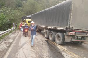 Choque de tractomulas en Norte de Santander