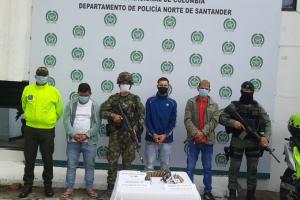 Capturan a tres disidentes de las Farc en Norte de Santander