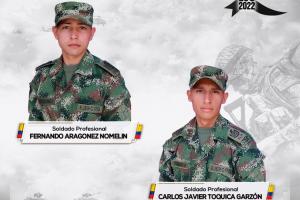 Soldados profesionales asesinados en Norte de Santander