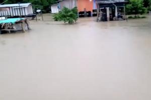 Invierno en La Gabarra zona del Catatumbo