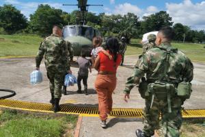 Ejército rescata a mujer y sus dos hijos en Catatumbo