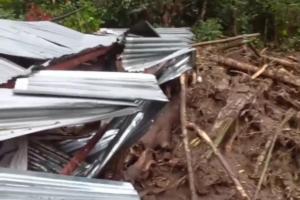 Vivienda destruida en Arboledas