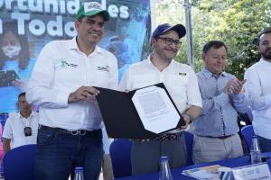 Alcalde de Ocaña y el gobernador 