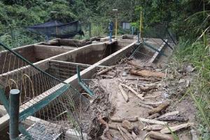 El corte de agua se extenderá varias horas más.