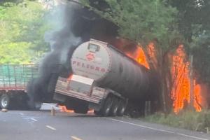 El accidente se presentó entre río Ermitaño y La Lizama.