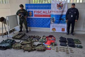 Armamento y material de Intendencia de las Farc decomisado