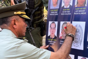Cartel 'Los más buscados' en Bucaramanga