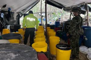 Laboratorio de Procesamiento de Cocaína en Norte de Santander