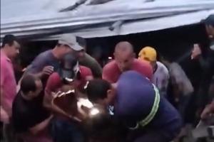 Mineros rescatados en Sardinata