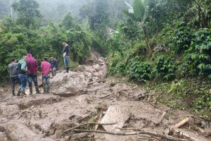 Avalancha en Cucutilla en Norte de Santander