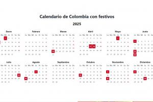 calendario festivos 2025