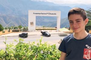 David Alonso en 2019 visitando Santander