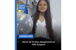 Niña desaparecida en Valle del Cauca