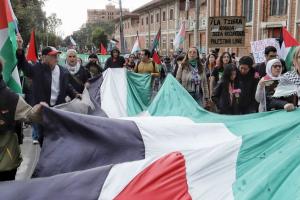 Manifestación y protesta por Palestina | Embalada de El Líbano | Bogotá | Octubre 2024