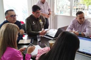 El Consejo de Seguridad estuvo orientado por el gobernador de Santander, Juvenal Díaz Mateus y liderado por el secretario del interior, Óscar Hérnandez. 