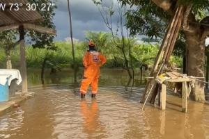 Los ríos Cáchira y Lebrija se desbordaron y generaron las emergencias.