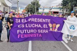 Marcha del Día Internacional de la Eliminación de la Violencia contra la Mujer en Bucaramanga