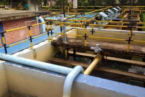 Tanques de almacenamiento de agua en San Gil