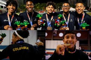 Deportistas escolares colombianos 2024