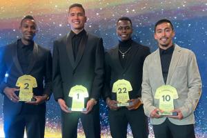 Futbolistas de Atlético Bucaramanga en el once ideal de 2024