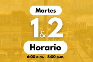 Pico y placa martes Bucaramanga