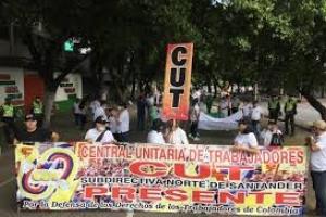 Marchas de las Centrales Obreras en Cúcuta