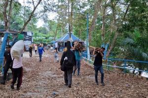 Refugio humanitario en zona rural del municipio de Tibú 