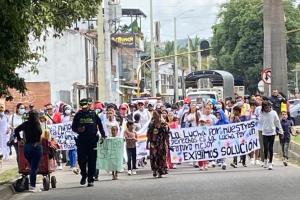 Marcha de comunidades desplazadas en Catatumbo 