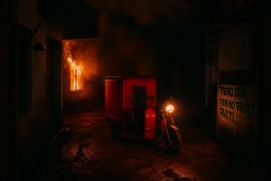 Incendio al interior de una vivienda (imagen de referencia)