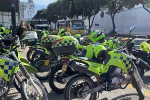 Motociclistas de la Policía Metropolitana de Bucaramanga