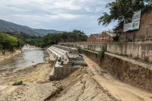Obra de mitigación en Centroabastos