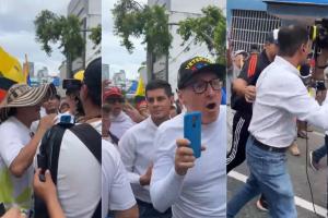 Periodista fue atacado por manifestantes en Bucaramanga