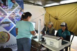 853 colombianos beneficiados con trámites de identificación 