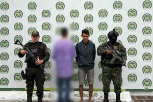 Menor y Adulto del ELN capturados en N.S