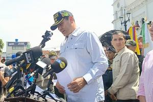 Rueda de prensa del Gobernador de Santander en Piedecuesta