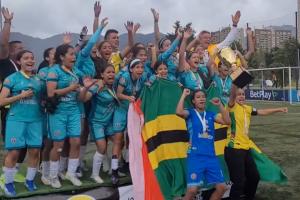 Selección Santander Femenina Sub-13 campeona de la Copa Win Sports