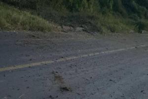 Zona afectada por explosivos en Chinácota 
