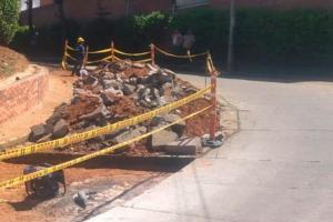 Obras en las vías de Bucaramanga