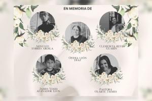 Exequias conjuntas se realizarán en Galán, Santander