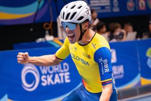 Jacobo Mantilla, patinador santandereano