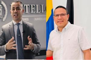 Alcalde de Cúcuta Jorge Acevedo y el abogado José Gregorio Botello