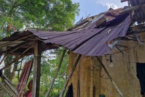 Emergencia por vendaval en zona rural de Cúcuta  