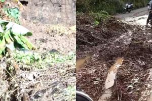 Afectaciones por lluvias en Suaita, Santander