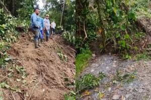 Cierres de vías por las fuertes lluvias en Santander