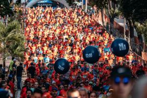 Corredores de la Media Maratón de Bucaramanga