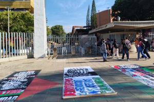 Marcha pro Palestina en Bucaramanga