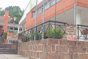 Paro de estudiantes en la UIS Socorro