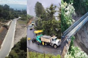 Vías en arreglo en Santander