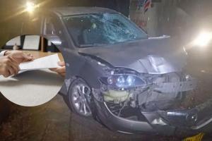 Accidente de tránsito de Policía, en Bucaramanga