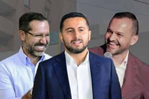 Jaime Beltrán, Cristian Portilla y Arturo Zambrano (elecciones atípicas de Bucaramanga)